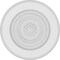 Ekena Millwork Standard Grayson Bullseye Rosette With Rounded Edge, 5"W x 5"H x 1"P ROSP050X050X100GRY04 - alternate 4